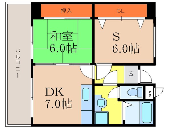 カルム千昇の物件間取画像